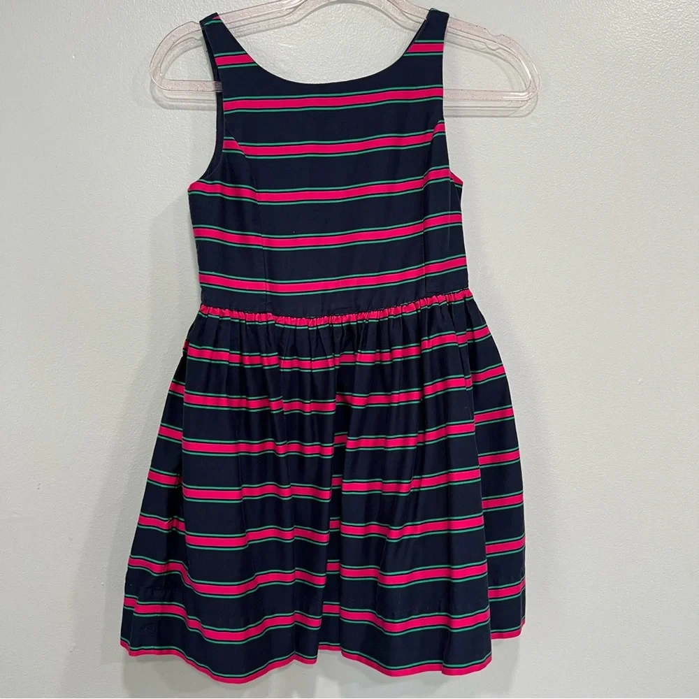 Ralph Louren girl striped‎ dress size 12